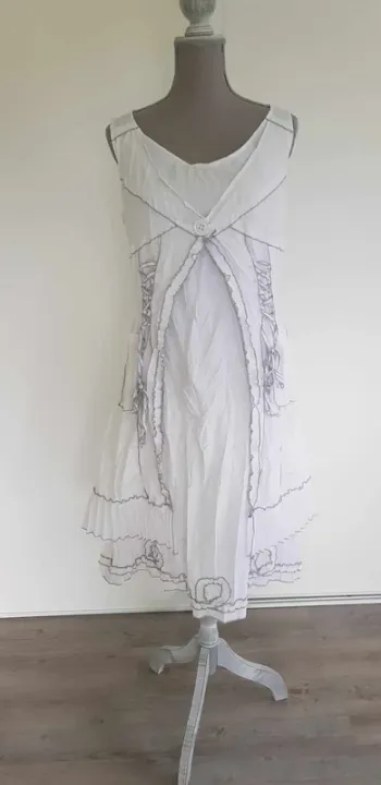 Robe effet froissé