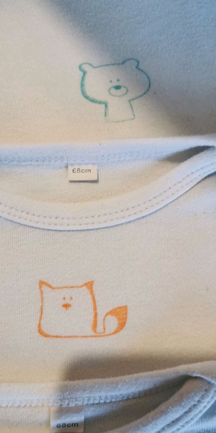 Lot de 3 bodies 6 mois - photo numéro 4