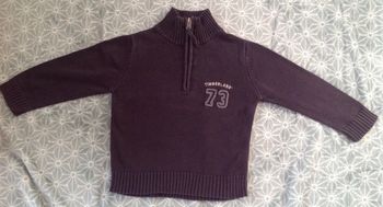 Pull Timberland bleu marine - 4 ans