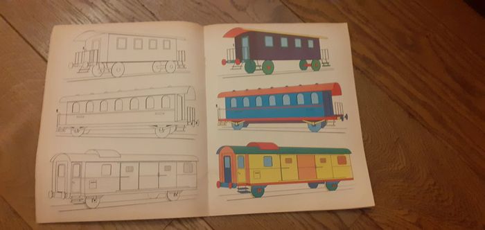 Feuillet de Coloriage wagon chemin de fer - photo numéro 2