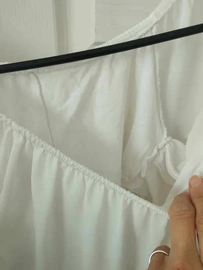 Crop top blanc S - photo numéro 3