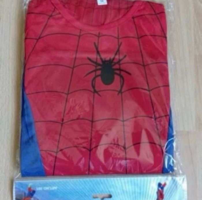 Déguisement spiderman bleu et rouge 5-6ans - photo numéro 7