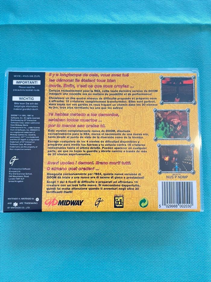 Doom 64 - Nintendo 64 - photo numéro 2