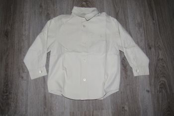  CHEMISE ML BEIGE GARÇON "OKAÏDI" - 3 ANS - n°01
