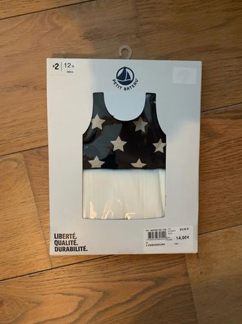 Lot de 2 débardeurs