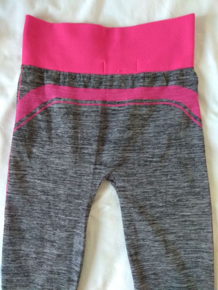 Lot de 2 leggings neufs Lee Cooper femme neufs gris confort fitness pantalon sport stretch - photo numéro 7