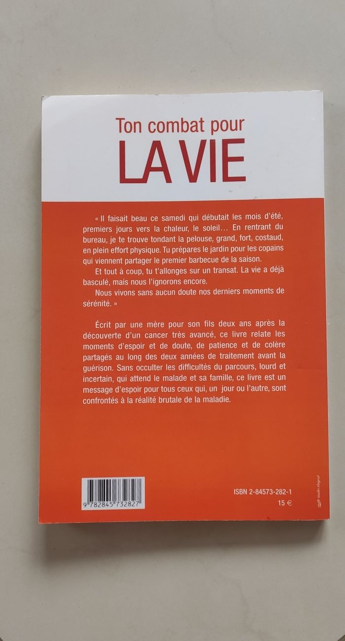 Ton combat pour la vie - photo numéro 2