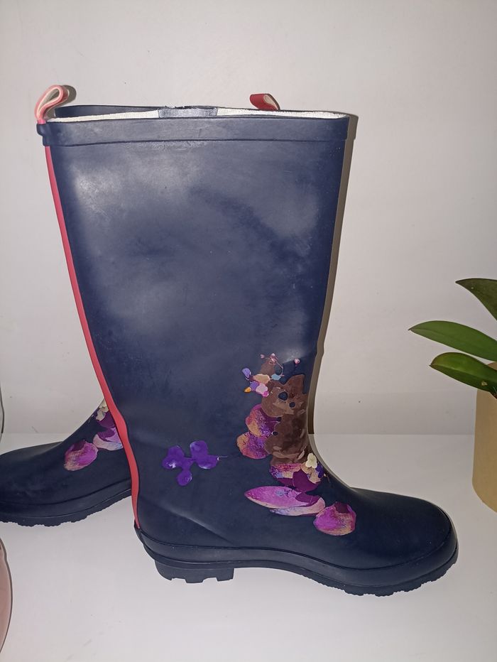 Bottes caoutchouc naturel neuves. Fleuries - photo numéro 4