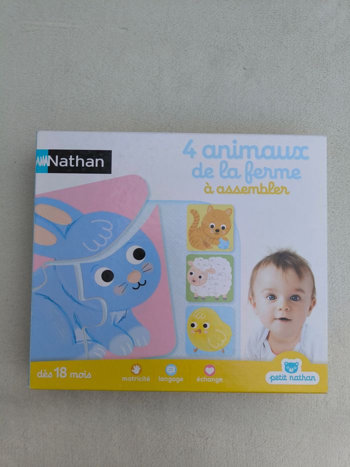 Jeu animaux à assembler Petit Nathan - photo numéro 2