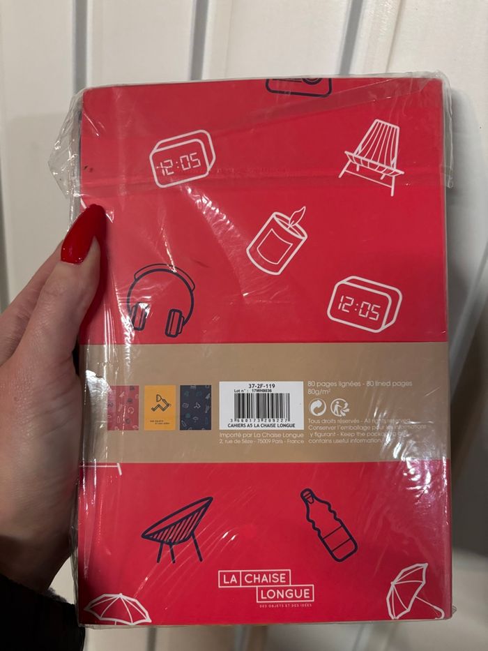 Lot de 6 cahiers A5 la chaise longue - photo numéro 3