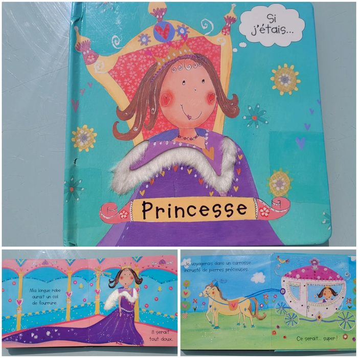Livre à toucher 👑 Ah si j'étais.. Princesse 👑