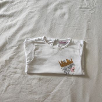 T-shirt manches longues bébé Pommette 6 mois princesse