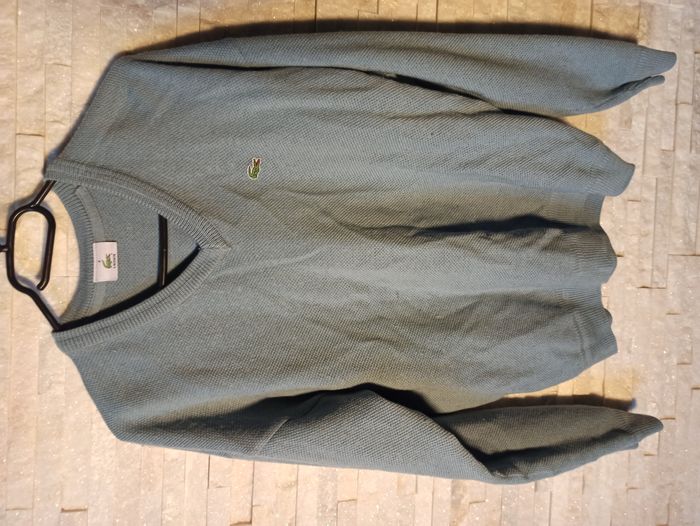 Pull Homme Lacost Bleu Taille L