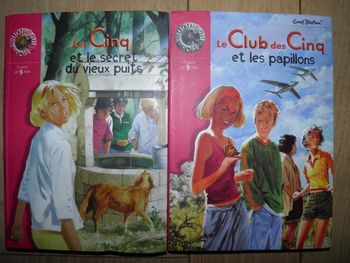 x2 Romans Le club des 5 (Enid Blyton) TBE