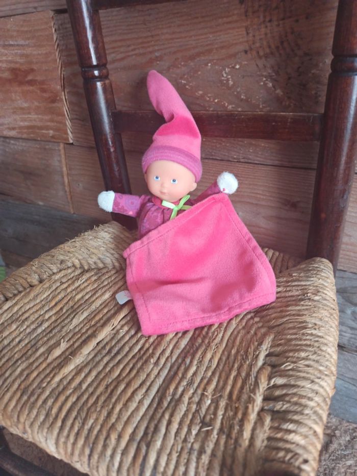 bébé doudou corolle rose tbe - photo numéro 3