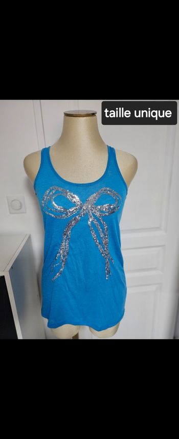 Débardeur taille unique papillonne