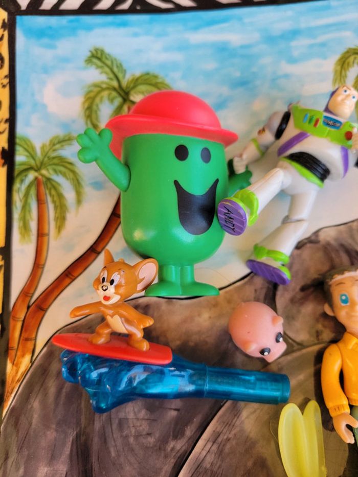 Gros lot figurine jouet dont cheval disney monsier dora picsou - photo numéro 2