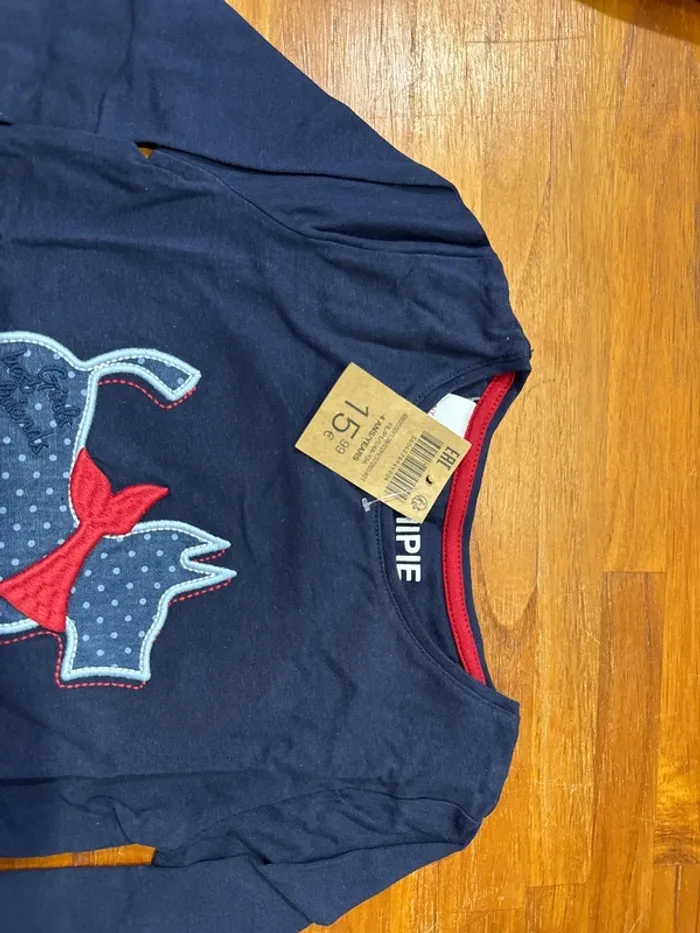 T-shirt manches longues fille - photo numéro 2