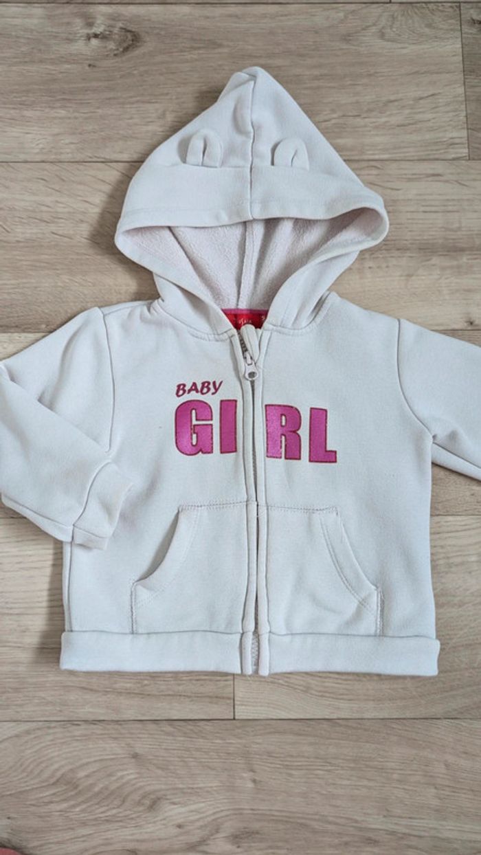 Sweat à capuche Girls 2 ans 86-92cm