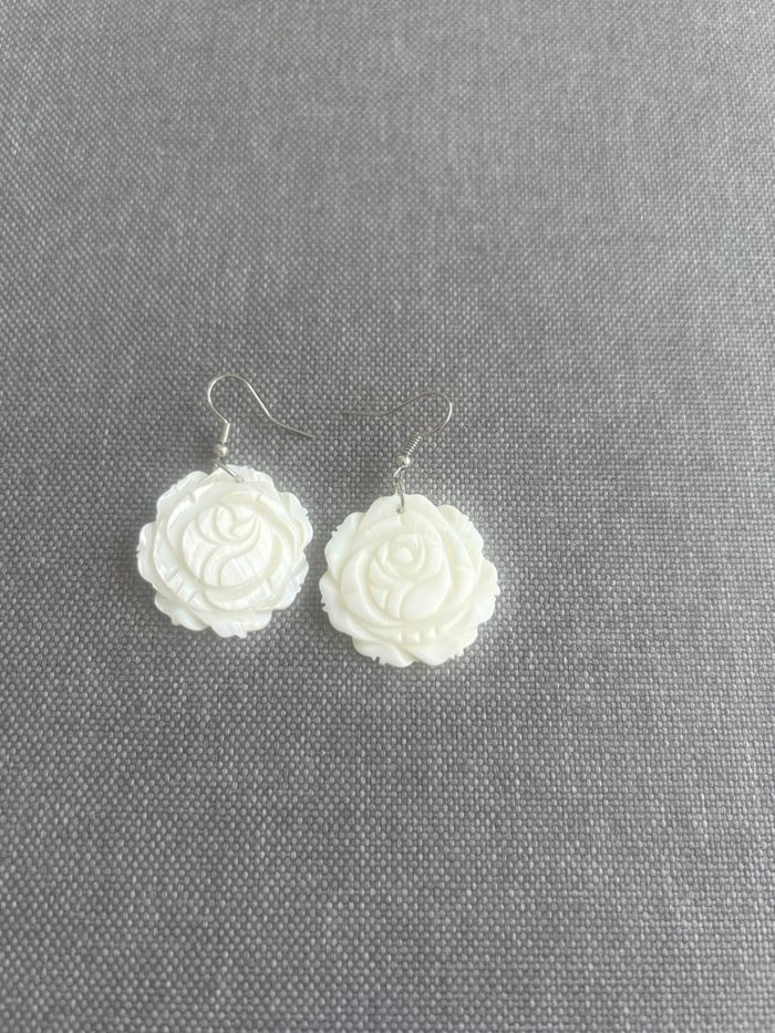 Boucles d’oreilles nacrées