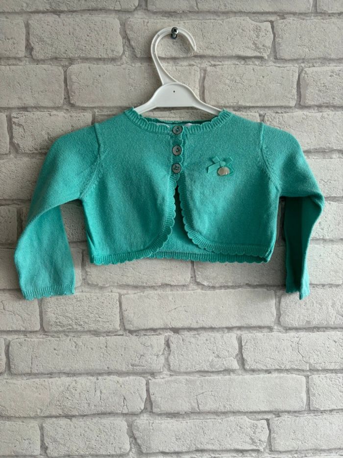 boléro tartine et chocolat taille 1 an