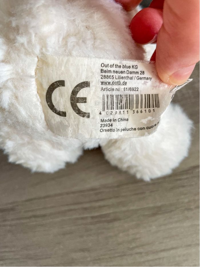 Ours en peluche avec cœur Out Of The Blue - photo numéro 3