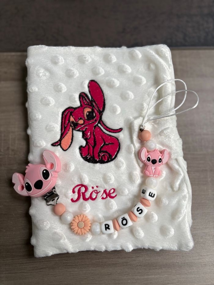 Protège carnet rose - photo numéro 2