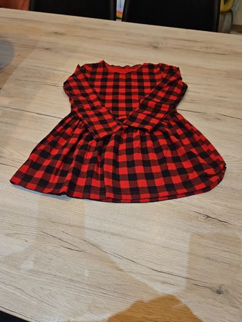 Robe à carreaux 7 ans