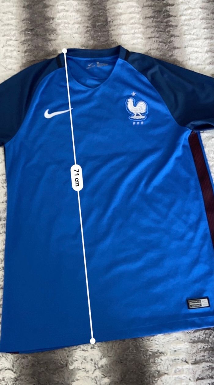 Maillot Équipe de France Nike Dri-FIT - Euro 2016 - Taille M - photo numéro 9