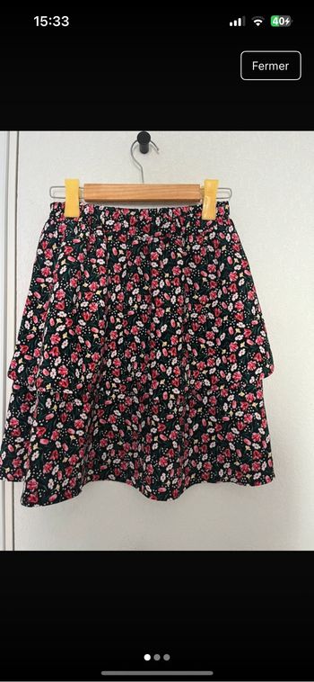 jupe à fleurs