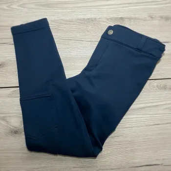 Pantalon d’Équitation Fouganza – Taille 10 ans – Bleu Marine