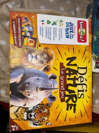 Jeu défi nature le grand jeu à partir de sept ans