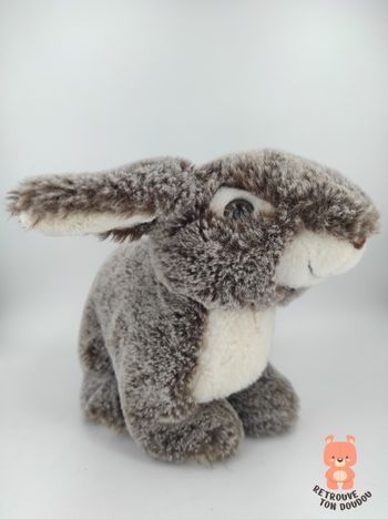 Peluche lapin gris Rodadou
