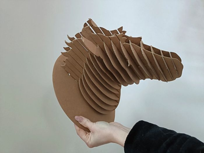 Déco tête 3D cheval à customiser - photo numéro 4