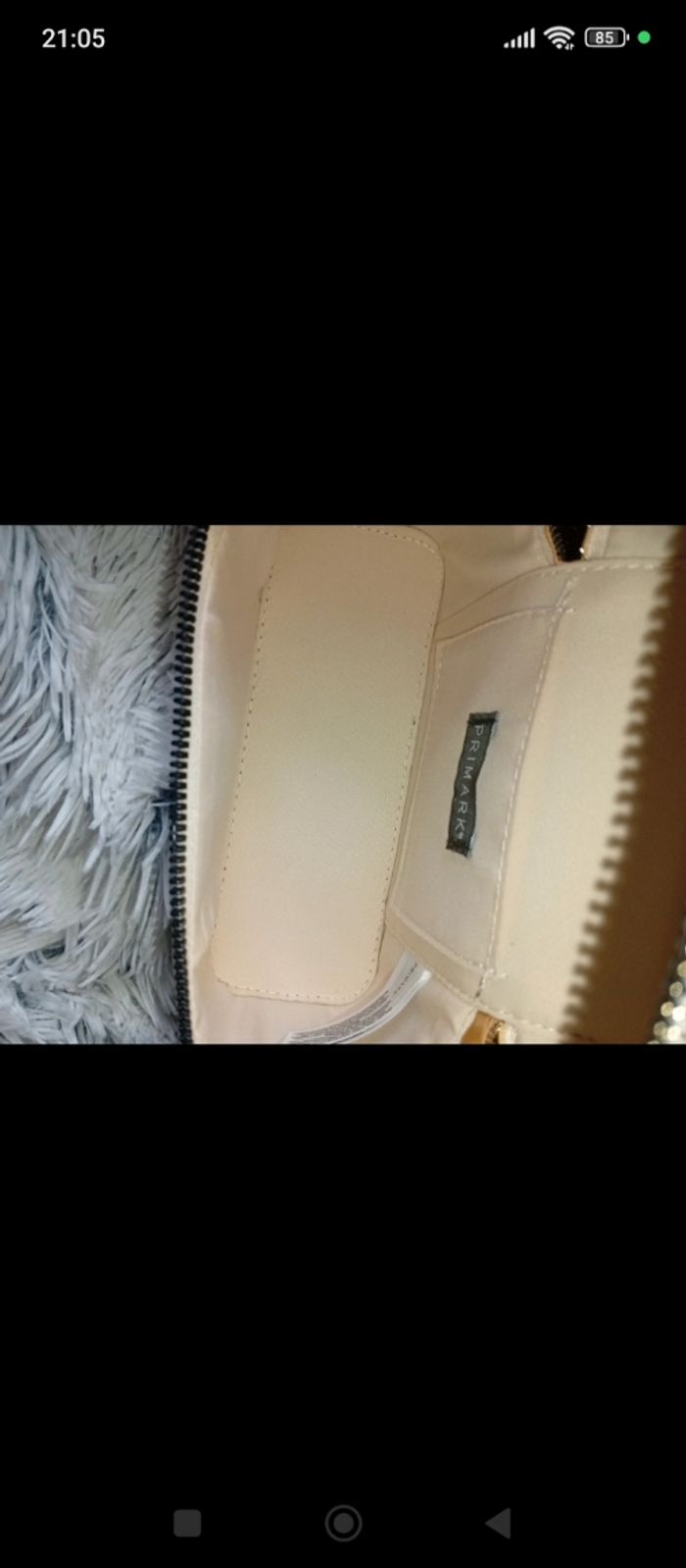 Sac bandoulière format vanity Primark – Crème/Beige – Très bon état - photo numéro 6