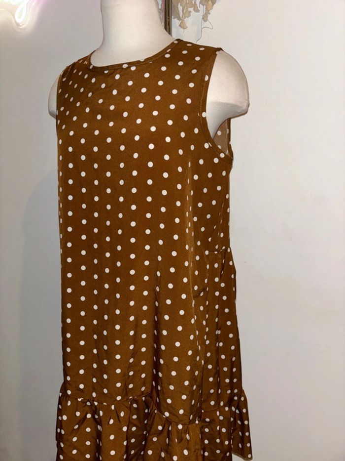 Robe Fluide Marron - photo numéro 2