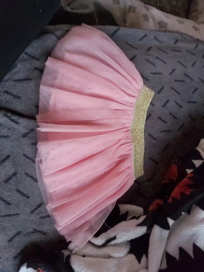 Jupe tulle pailletée tex taille 6mois 68cm - photo numéro 3