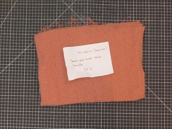 Coupon - Double gaze brodée adele marsala
