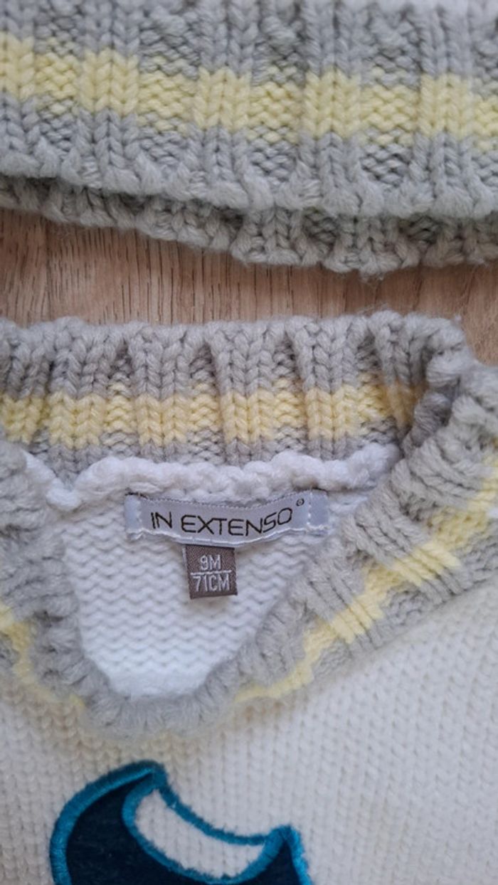 Pull 9mois NEUF (+bonnet assorti) - photo numéro 2
