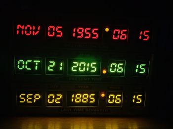 Boîtier circuit temoprel lumineux DeLorean