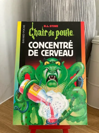 Livre de poche horreur / fantastique Chair de Poule : Concentré de cerveau
