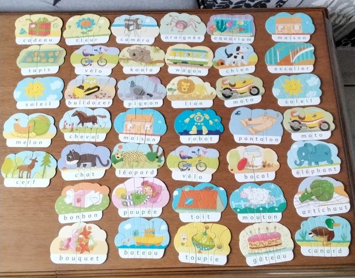 Jeux Premiers mots ,40 puzzles ,Ravensburger ,4 ans et plus - photo numéro 3