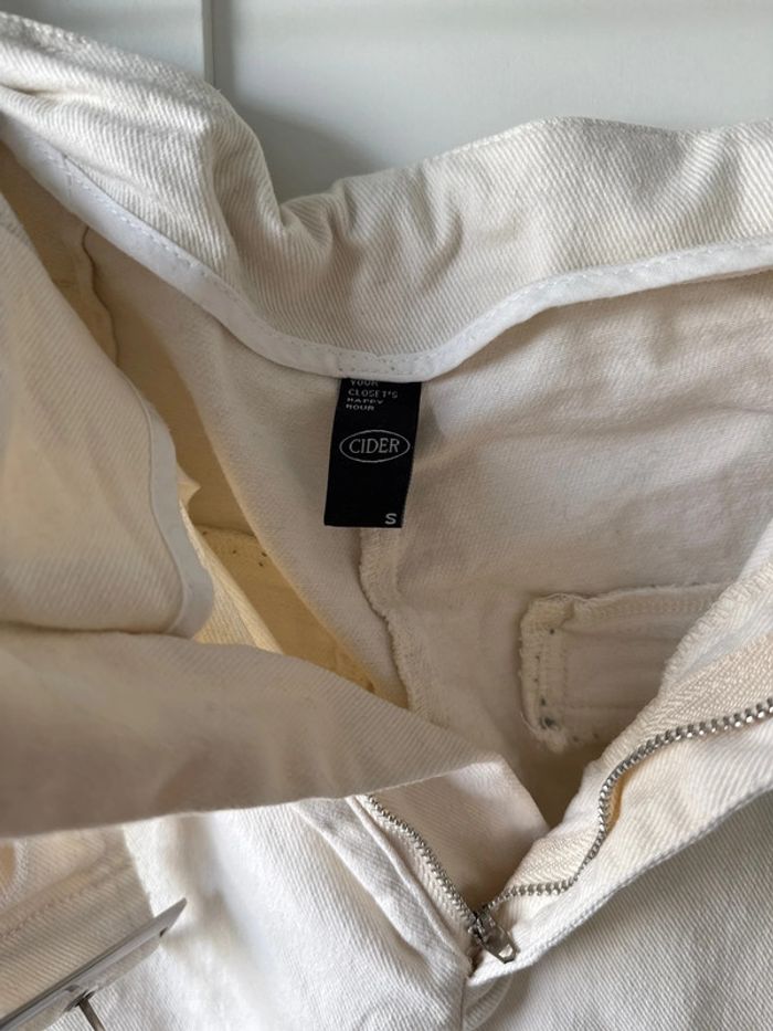 Pantalon large blanc femme - photo numéro 3