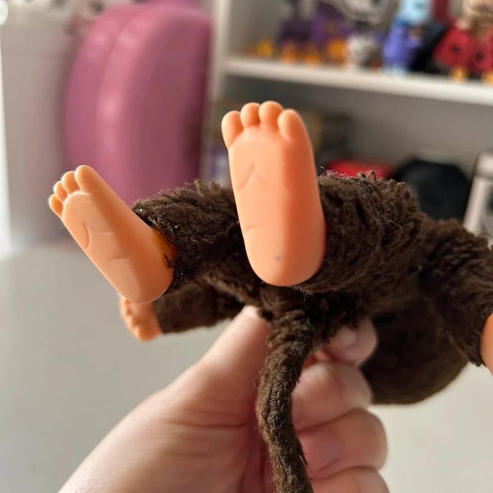 Peluche kiki le vrai singe vintage v - photo numéro 6