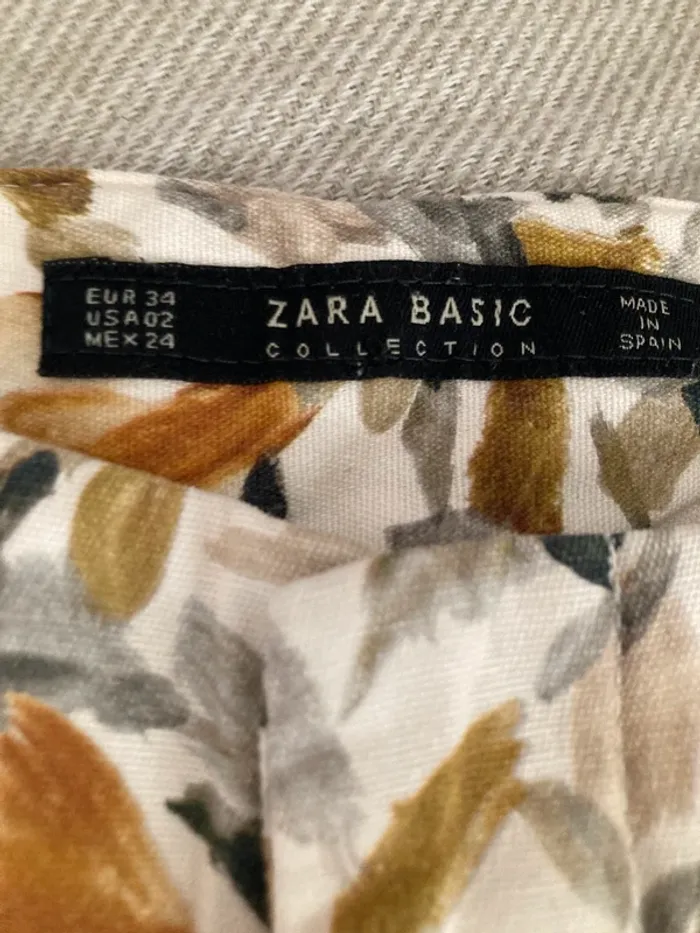 Pantalon fleuri Zara - photo numéro 2