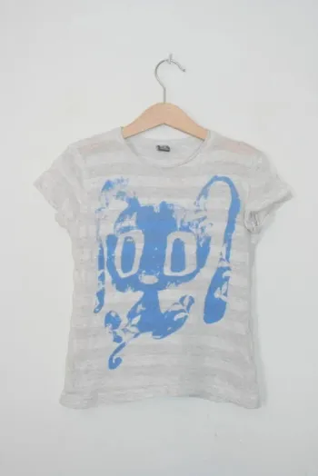 Tee-shirt gris Zara 7/8 ans
