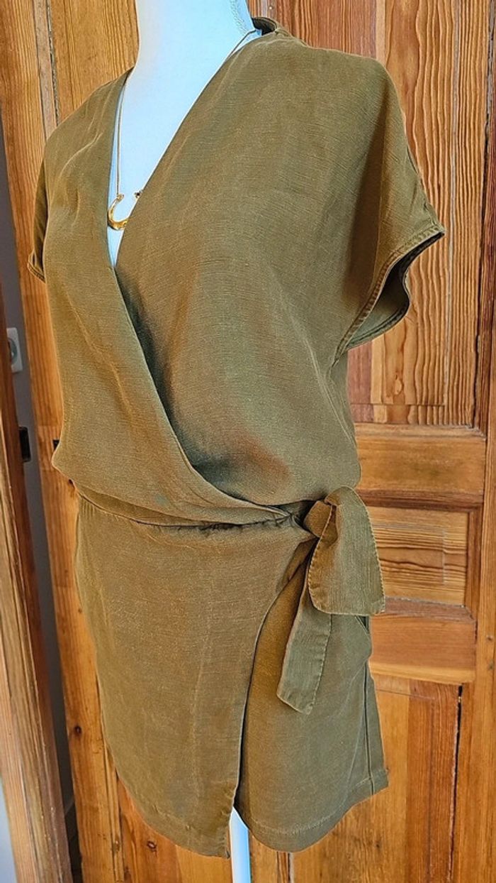 Combinaison short Mango Suit en lin S - photo numéro 6