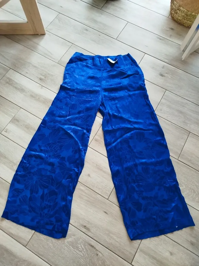 Pantalon large effet soie Pimkie