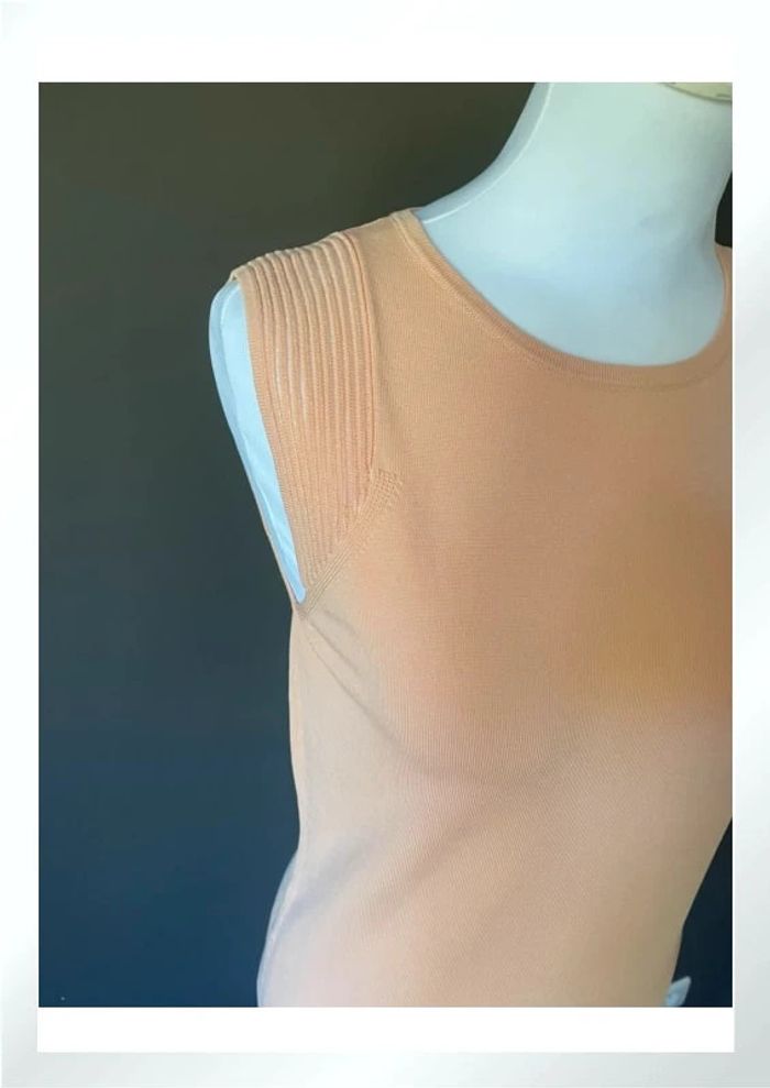 Débardeur abricot Benetton - photo numéro 5