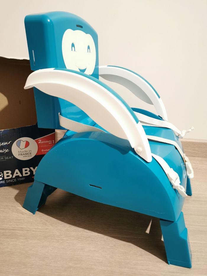 Rehausseur de chaise thermobaby bleu émeraude - photo numéro 9